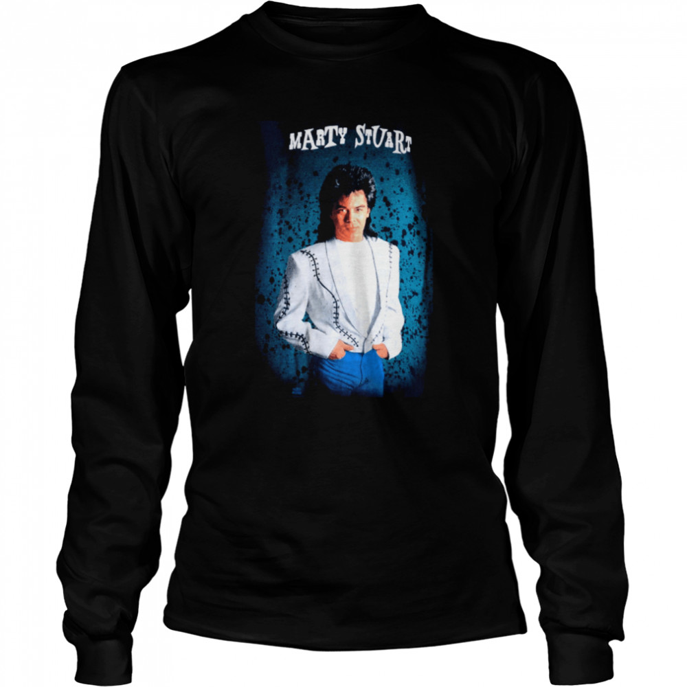 Vintage Original 90’s Marty Stuart 1992 American Grammy Award Winning Rockabilly Music shirt Long Sleeved T-shirt