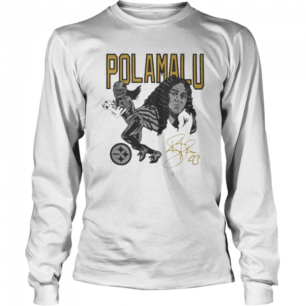 Official pittsburgh Steelers Troy Polamalu T-Shirts, hoodie, tank top,  sweater and long sleeve t-shirt