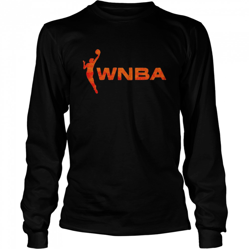 WNBA Logo shirt Long Sleeved T-shirt