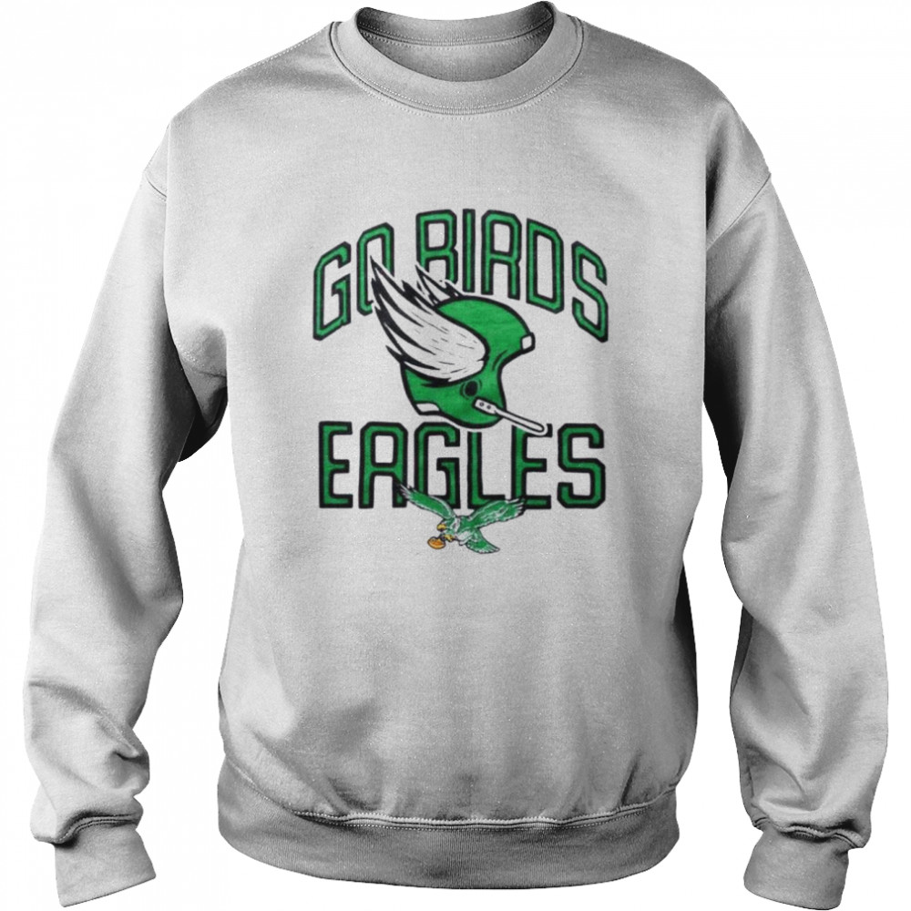 Philadelphia Eagles Sweatshirt Eagles Football Crewneck Go Birds Tee -  iTeeUS