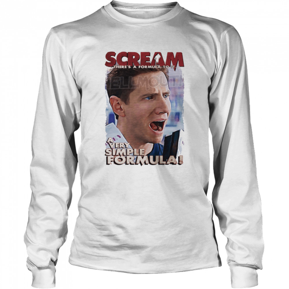 Scream Movie Randy Meeks Jamie Kennedy Halloween shirt Long Sleeved T-shirt