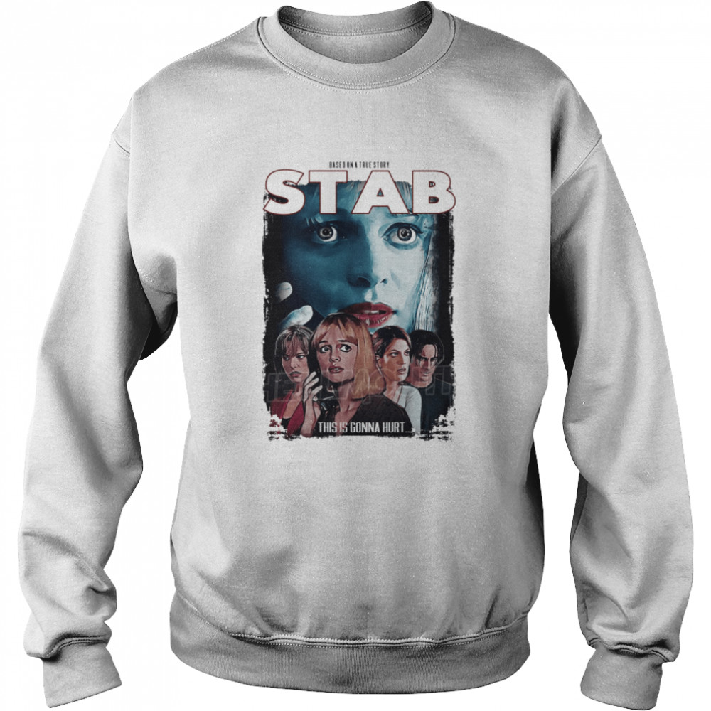 Stab Scream Movie Sidney Prescott Tori Spelling Halloween shirt Unisex Sweatshirt
