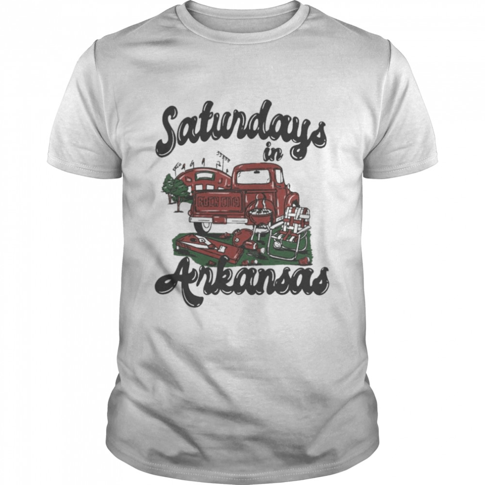 Saturdays In Arkansas Pocket Tee Shirt