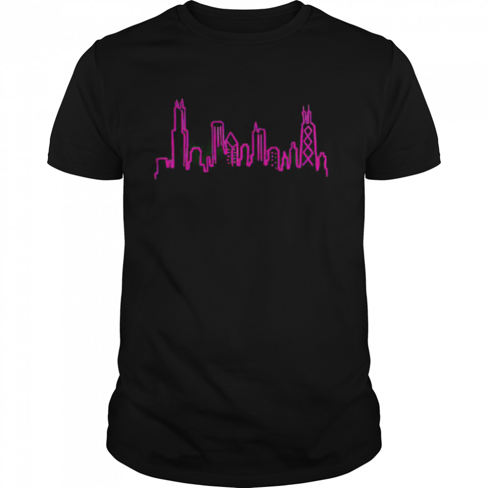 chicago skyline shirt