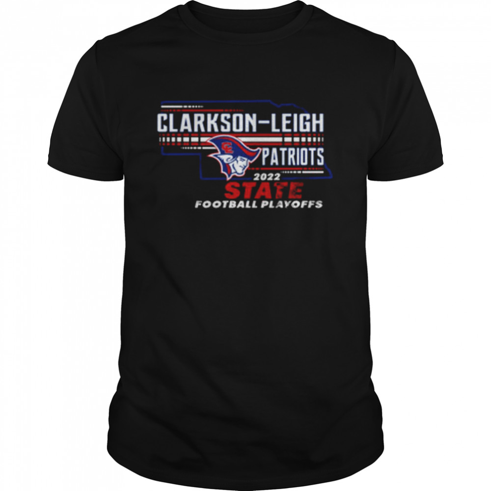 Clarkson Leigh Patriots 2022 State Football Playoff shirt