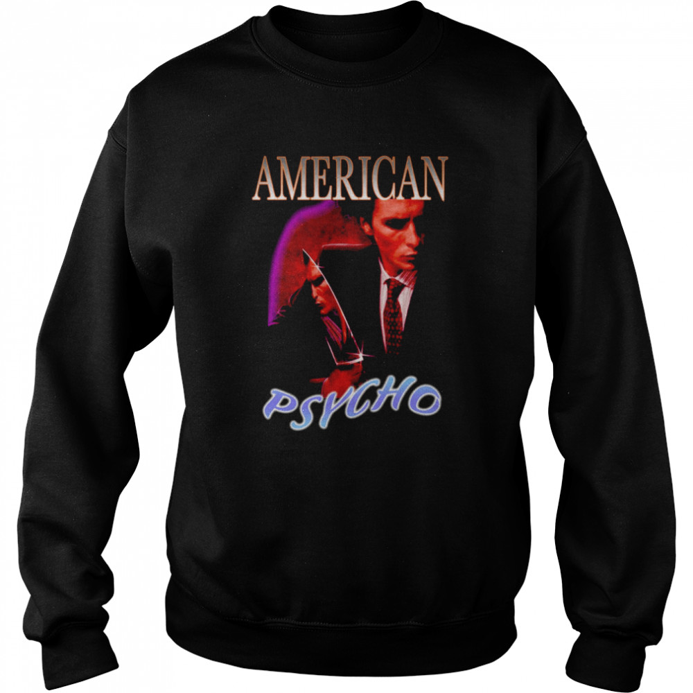 90 Vintage American Psycho Graphic shirt Unisex Sweatshirt