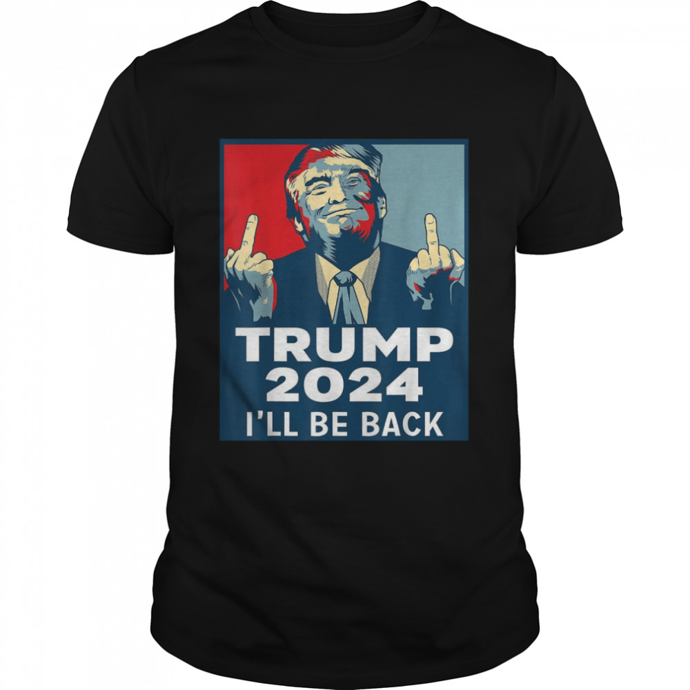 Trump 2024 Ill Be Back Xmas T-Shirt