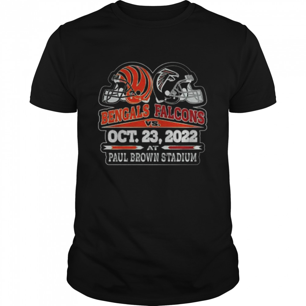 Cincinnati Bengals Vs Atlanta Falcons Oct 23 2022 At Pal Brown Stadium Shirt