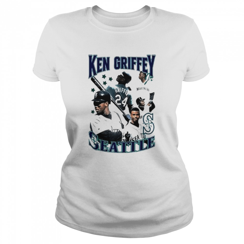 Ken Griffey Jr. Kids Youth Hoodie - Gray - Seattle | 500 Level