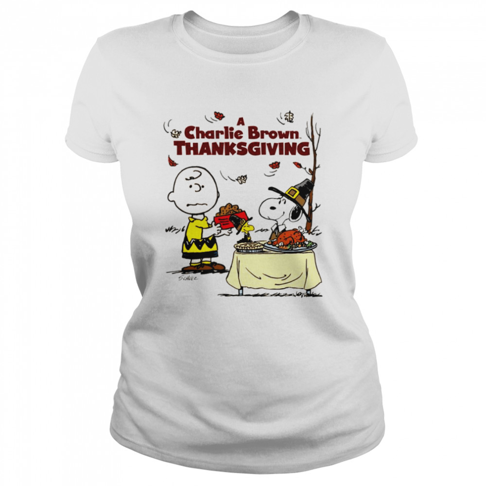 A Charlie Brown thanksgiving shirt Classic Women's T-shirt