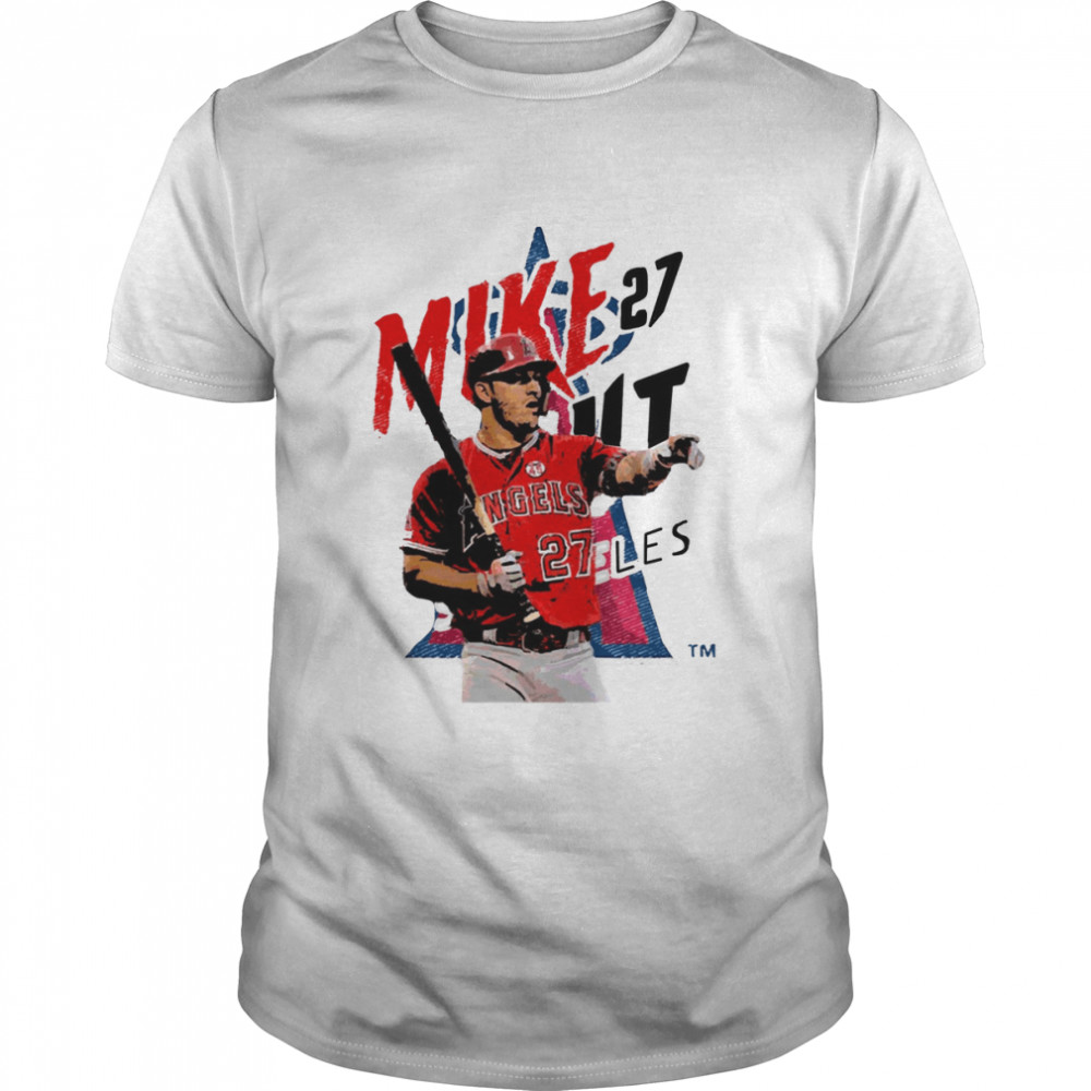 Mike Trout Number 27 Baseball Shirt - NVDTeeshirt