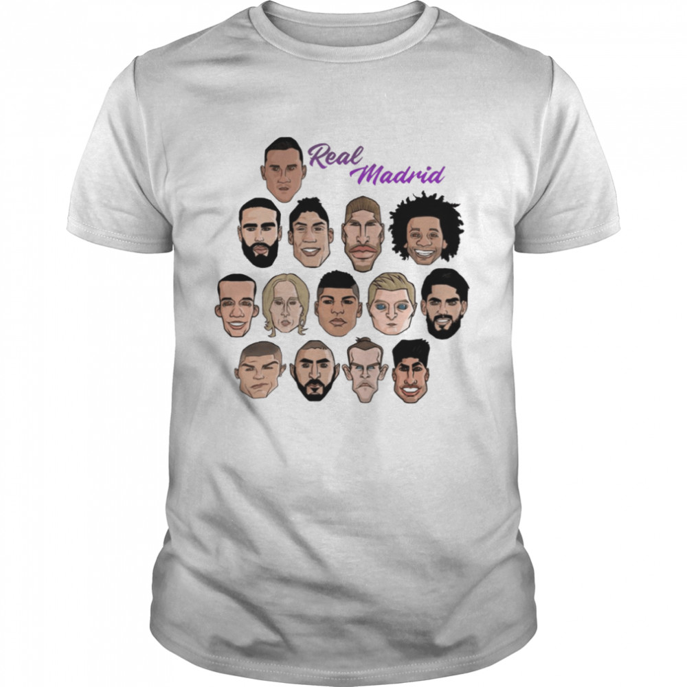 Real Madrid 2018 Squad shirt