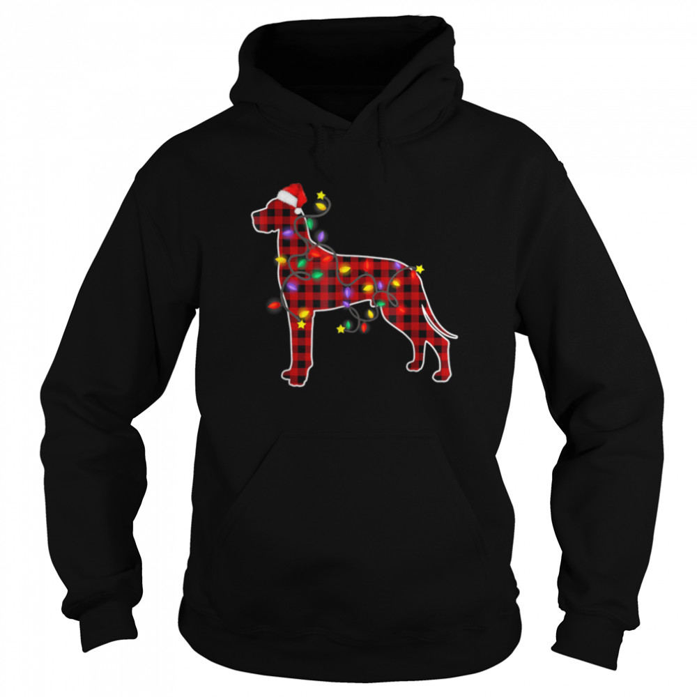 Great Dane Dog Lights Christmas Matching Family T- B0BH26CT4G Unisex Hoodie