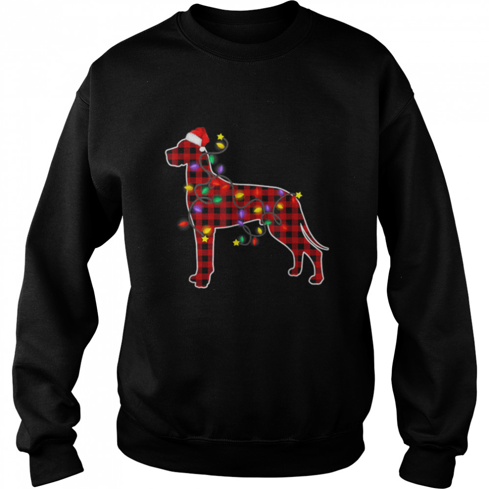 Great Dane Dog Lights Christmas Matching Family T- B0BH26CT4G Unisex Sweatshirt