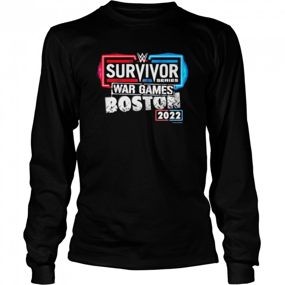 2022 Survivor Series War Games Boston T- Long Sleeved T-shirt