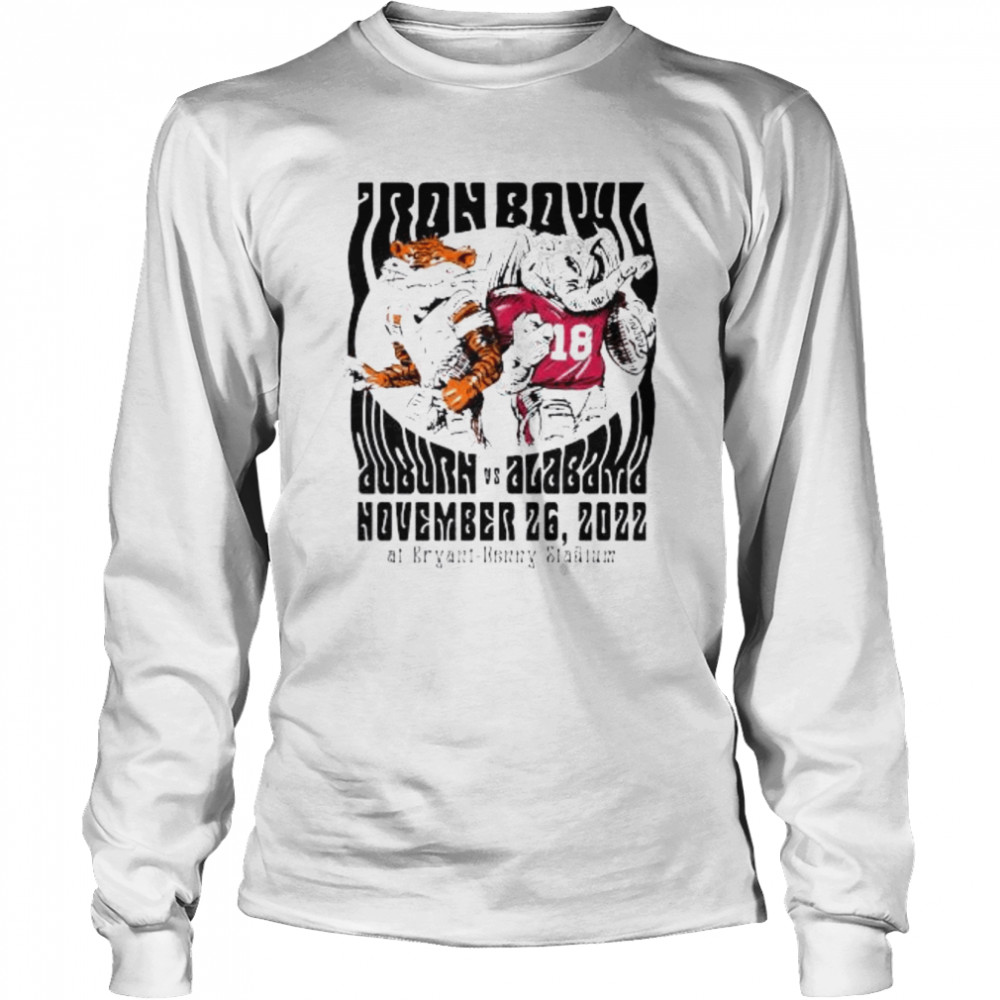 Auburn Vs alabama Iron Bowl november 26 2022 at bryant denny stadium shirt Long Sleeved T-shirt
