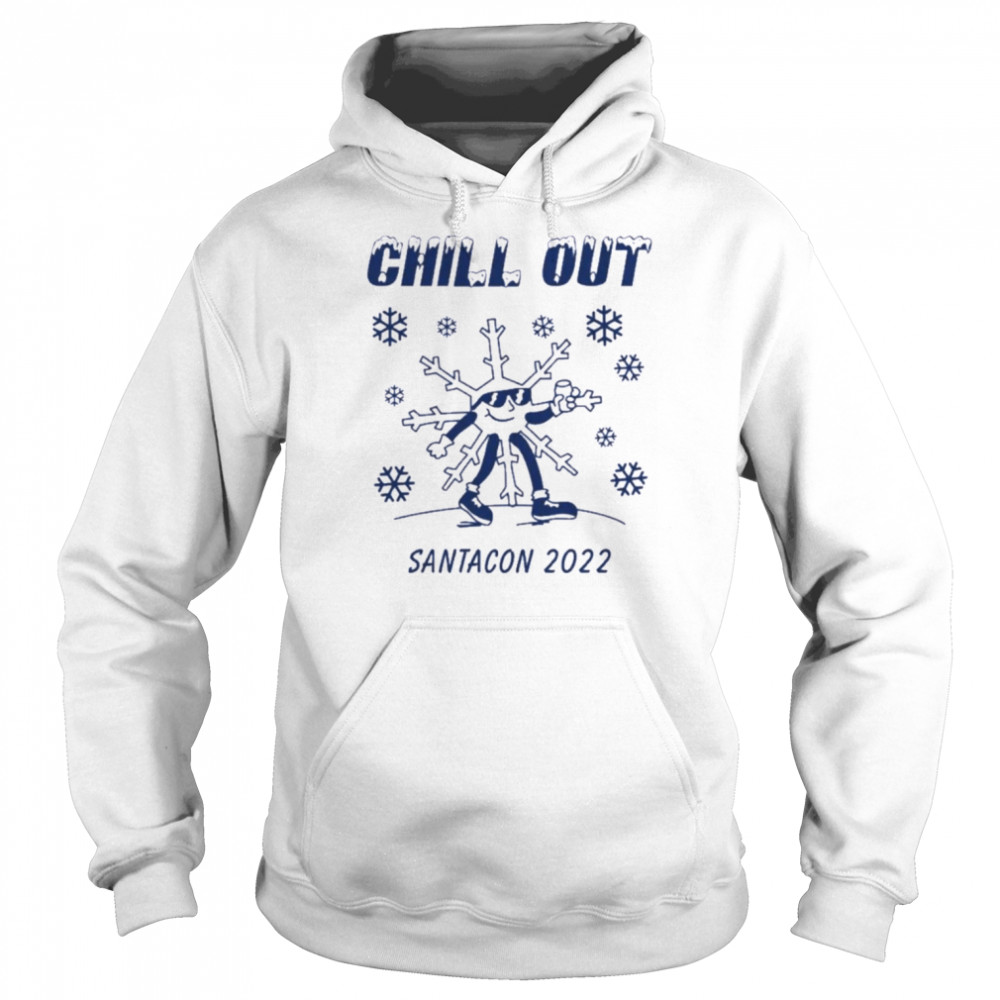 Chill Out Santacon 2022 Christmas  Unisex Hoodie
