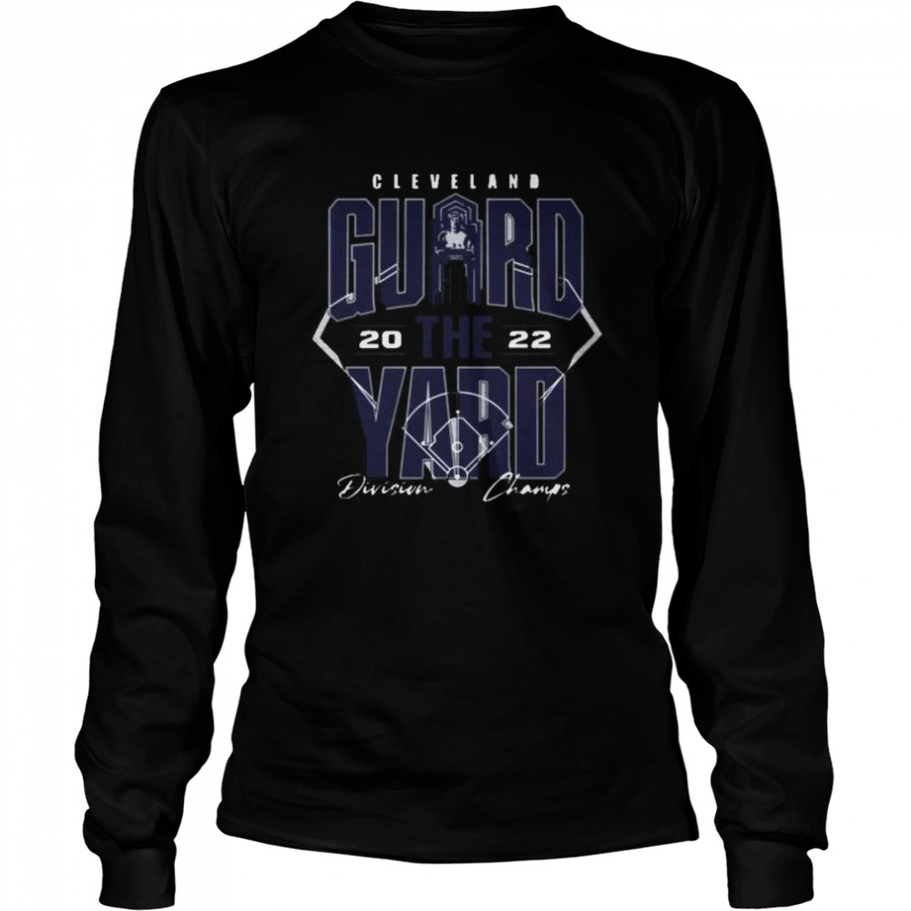 cleveland guardians 2022 the yard division champs shirt Long Sleeved T-shirt