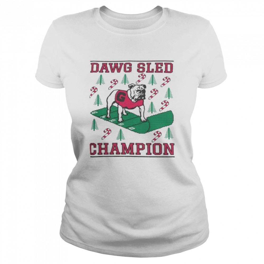 Dawg Sled Champion christmas shirt Classic Women's T-shirt