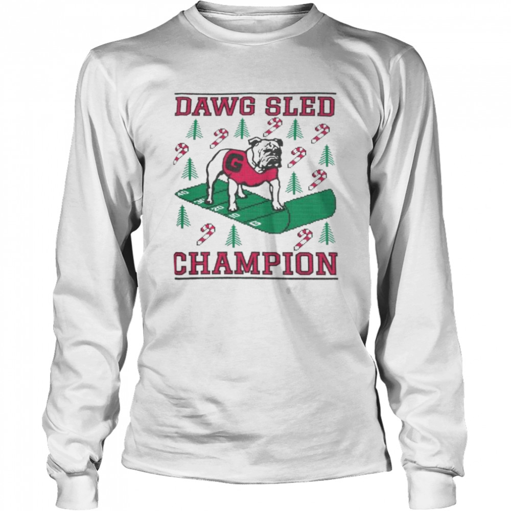 Dawg Sled Champion christmas shirt Long Sleeved T-shirt