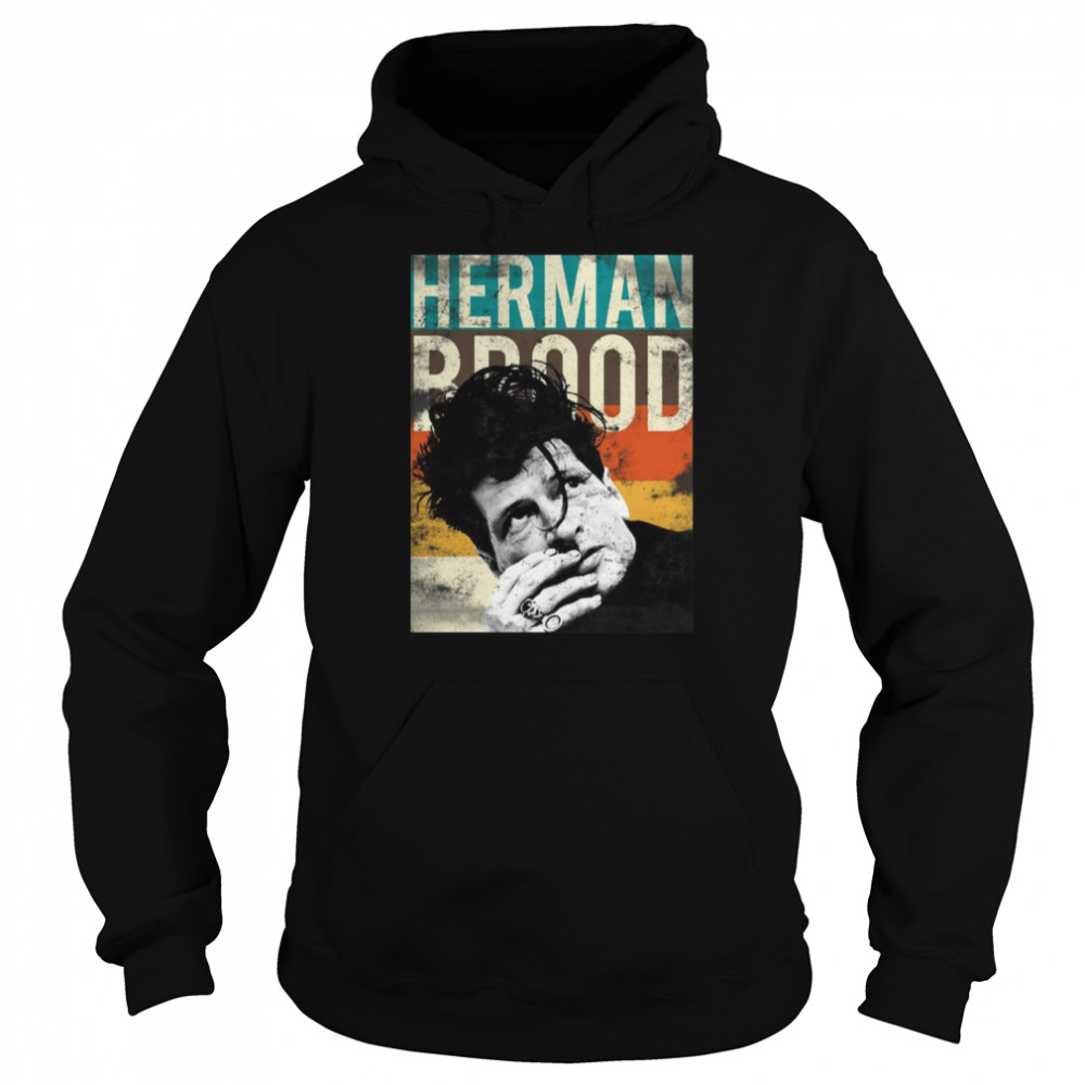 Dutch Musician Herman Brood Distressed shirt Unisex Hoodie