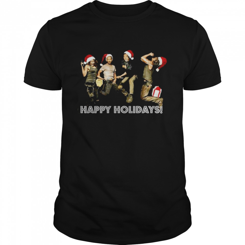 Happy Holidays From The Walking Dead Cast Christmas shirt