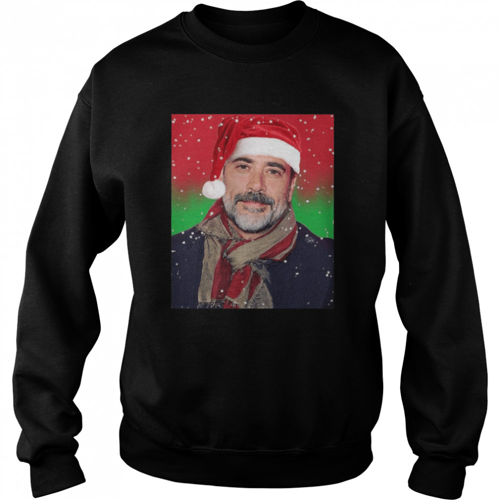 Jeffrey Dean Morgan Christmas The Walking Dead Actor shirt Unisex Sweatshirt