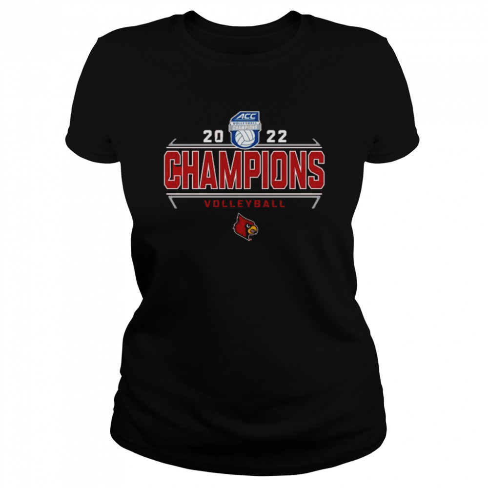 Louisville cardinals blue 84 2022 acc volleyball regular season champions shirt Classic Women's T-shirt