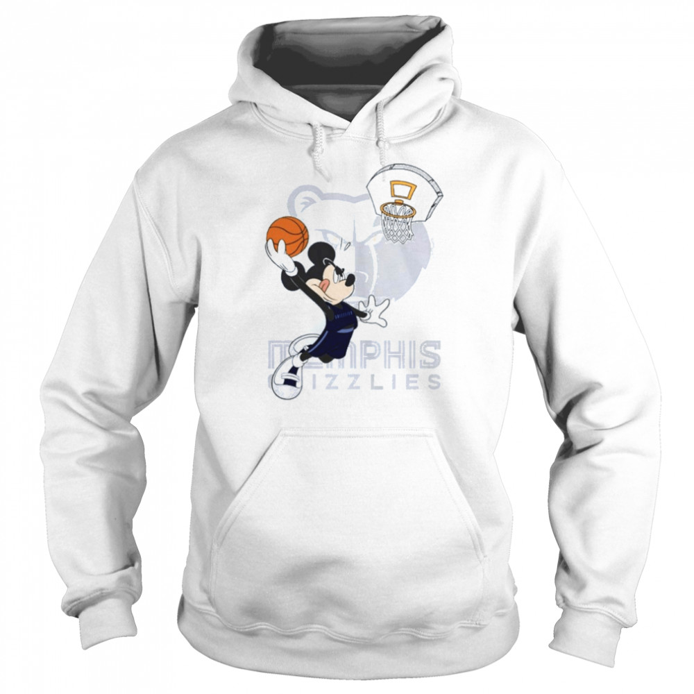 Mickey Mouse Basketball Memphis Grizzlies shirt Unisex Hoodie