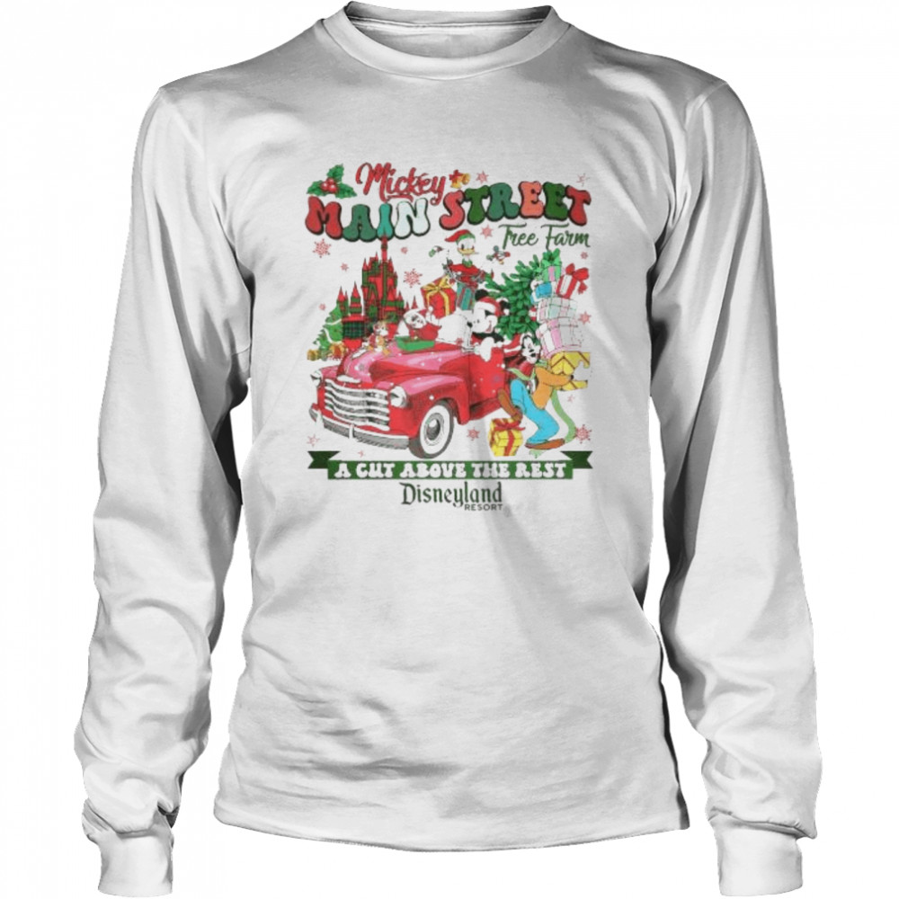 Mickey’s and Friends Main Street Christmas Tree Farm 2022 shirt Long Sleeved T-shirt