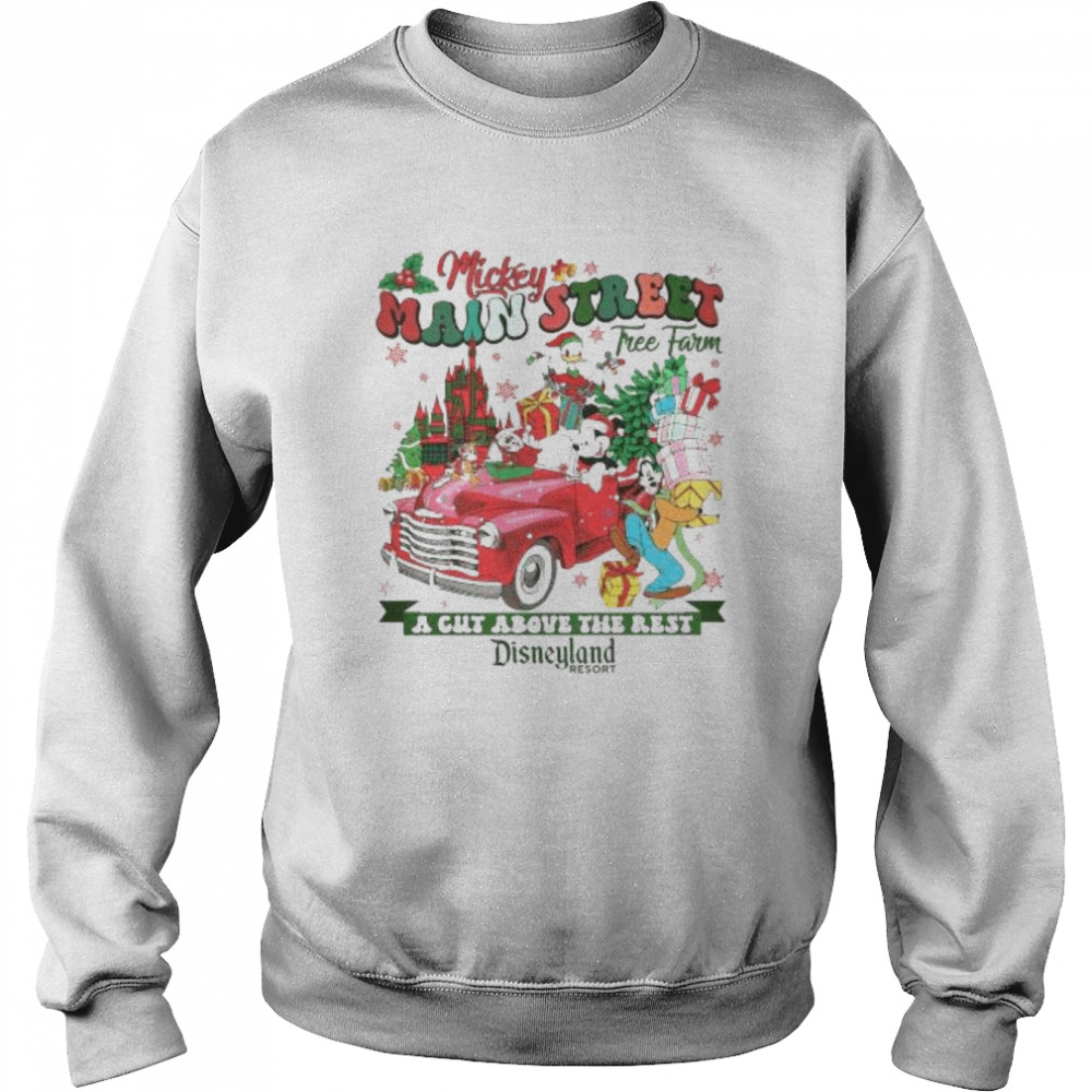 Mickey’s and Friends Main Street Christmas Tree Farm 2022 shirt Unisex Sweatshirt