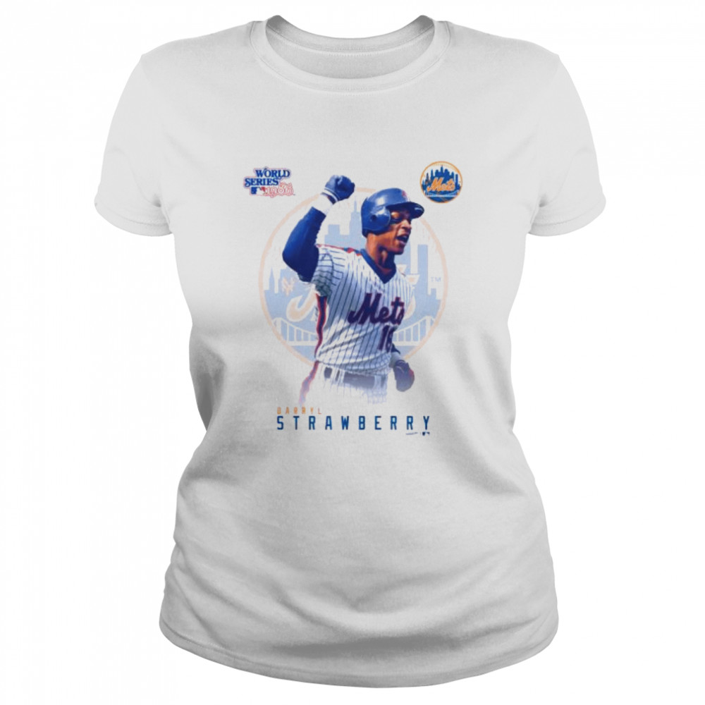 New York Mets Darryl Strawberry Mitchell and Ness shirt Classic Women's T-shirt