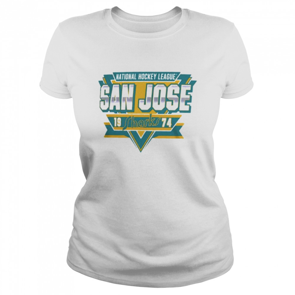 San Jose Sharks Reverse Retro 2 Fresh Playmaker  Classic Women's T-shirt