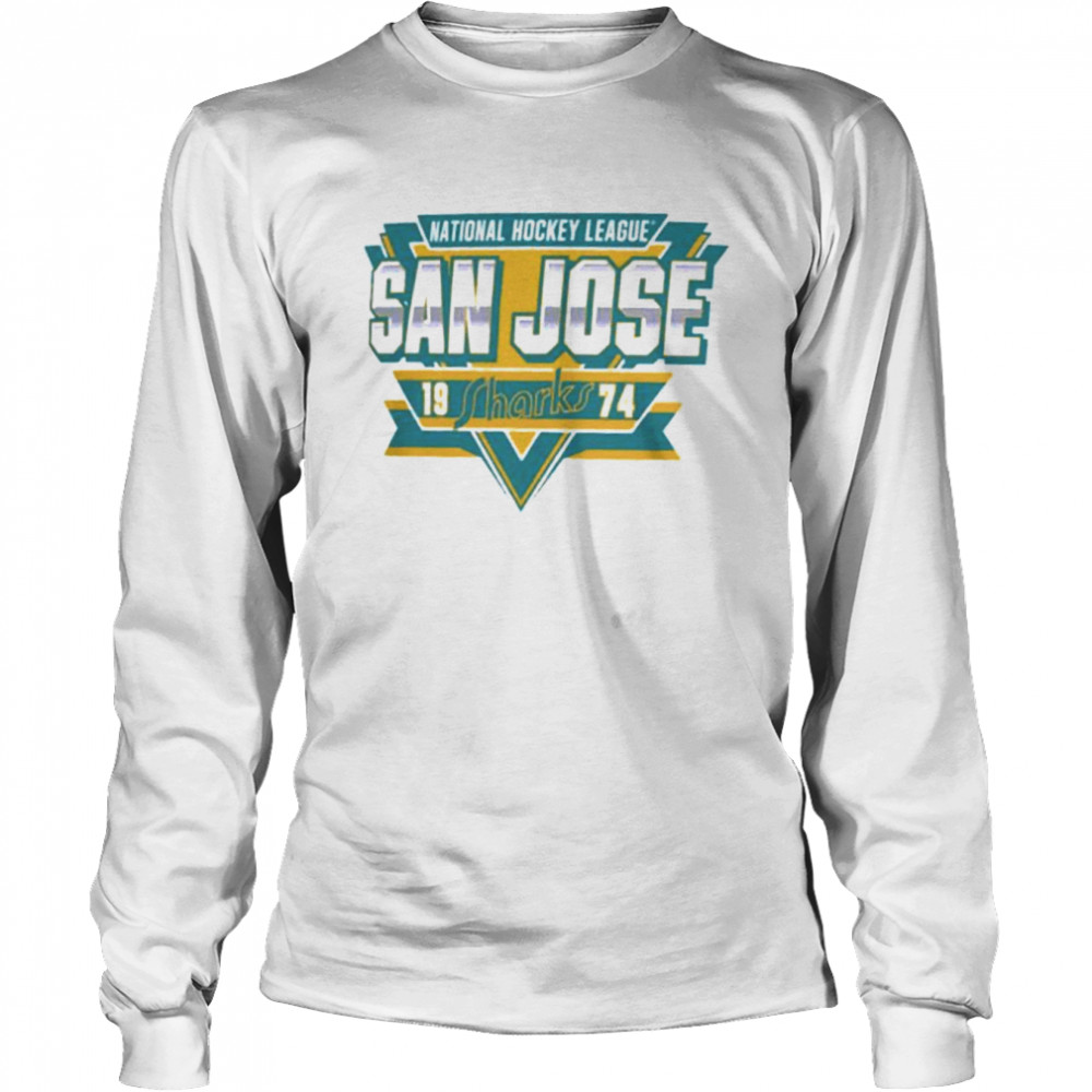San Jose Sharks Reverse Retro 2 Fresh Playmaker  Long Sleeved T-shirt