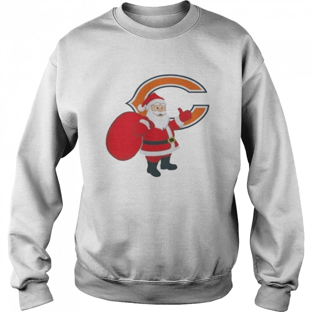 Santa Claus Chicago Bears NFL Christmas 2022 shirt Unisex Sweatshirt