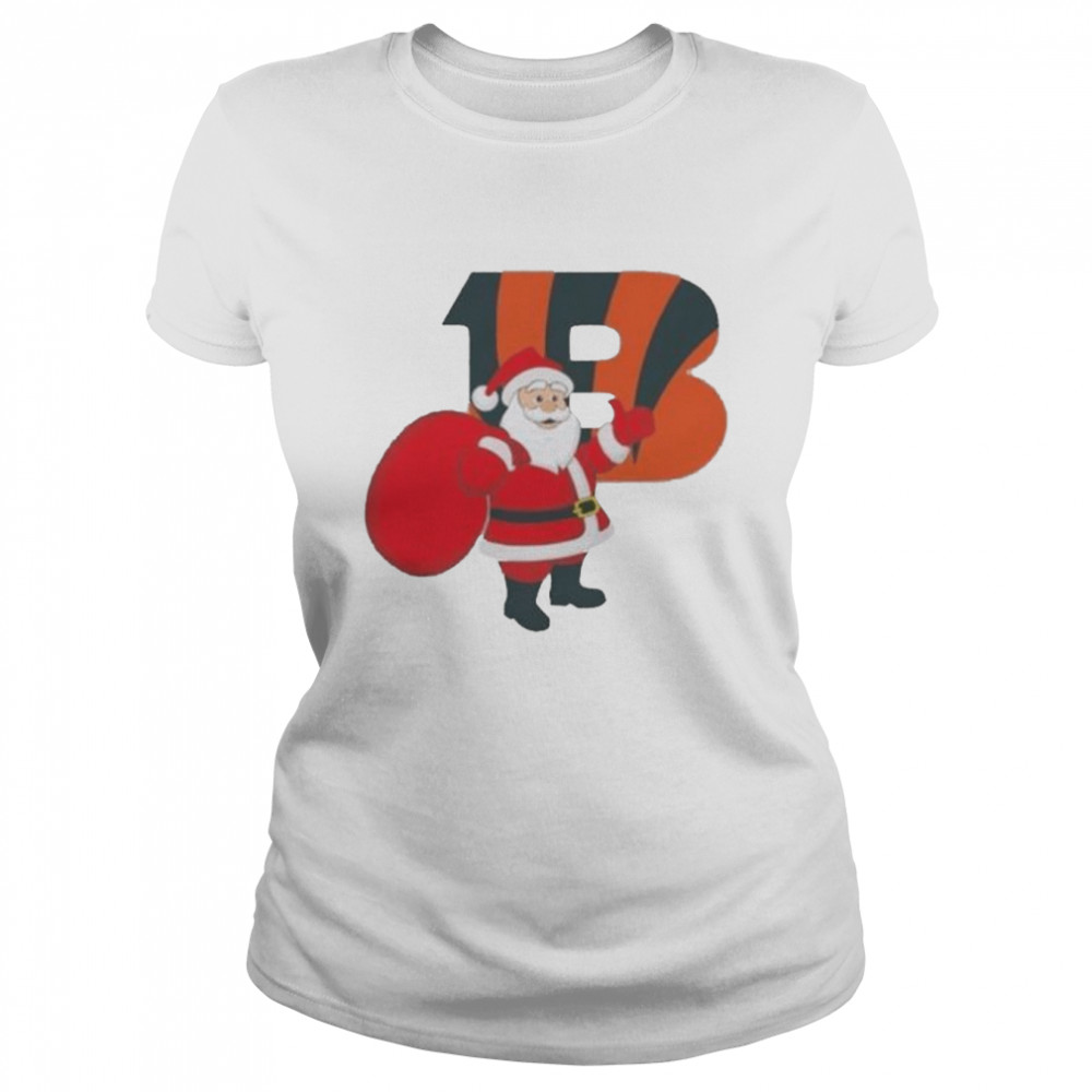 Santa Claus Cincinnati Bengals NFL Christmas 2022 shirt Classic Women's T-shirt