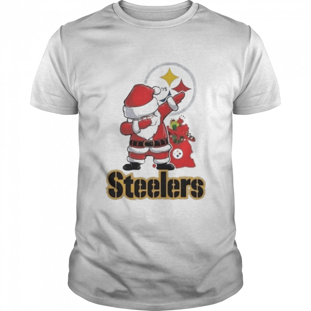 Santa Claus Dabbing Pittsburgh Steelers NFL Christmas 2022 shirt