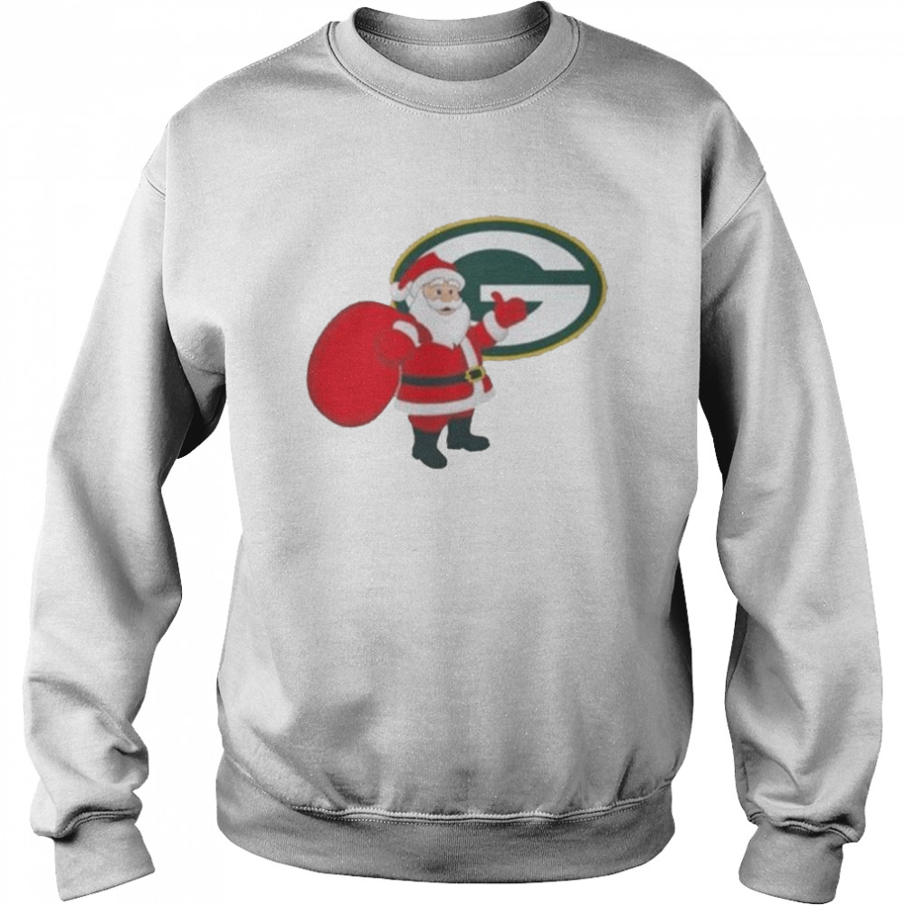 Santa Claus Green Bay Packers NFL Christmas 2022 shirt Unisex Sweatshirt