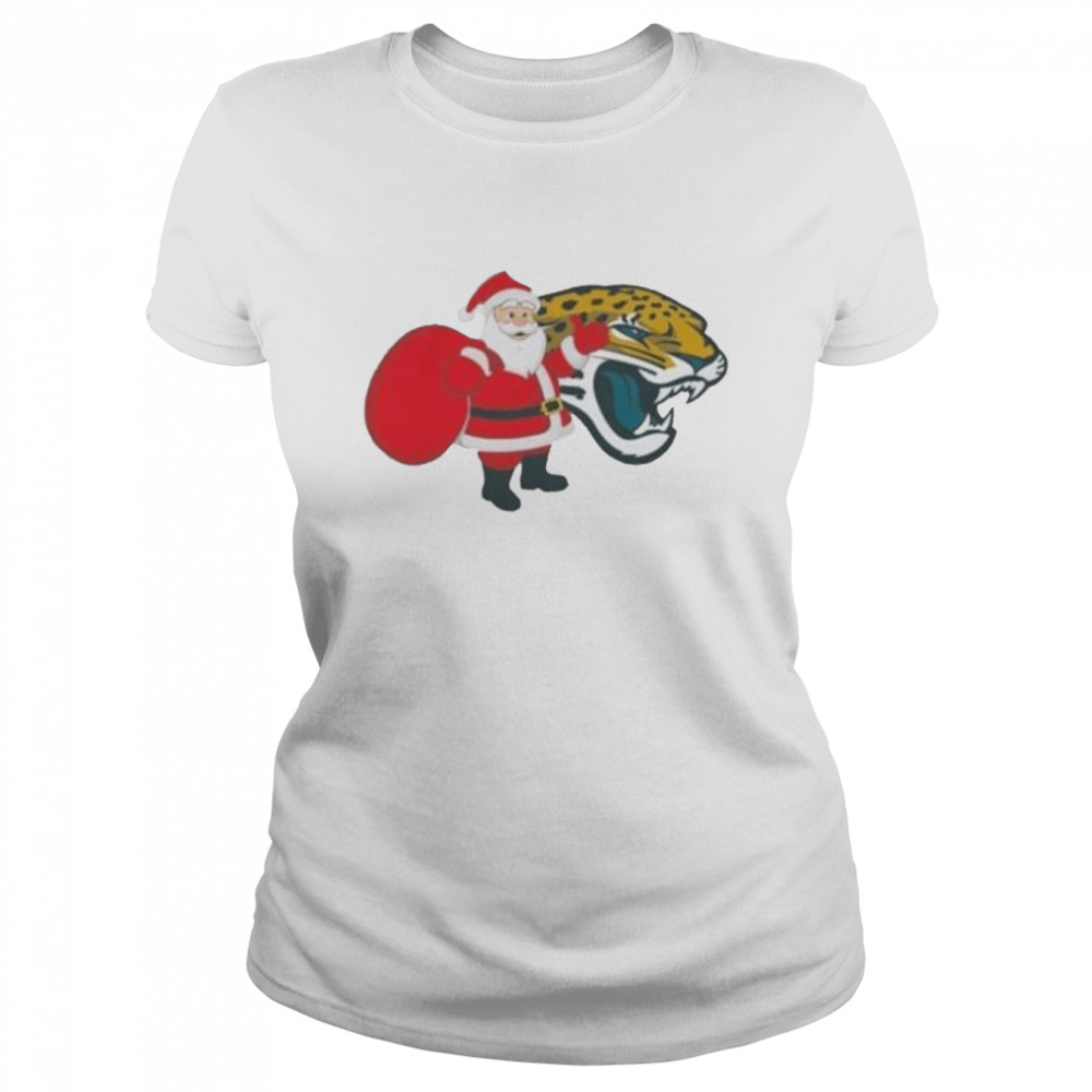 Santa Claus Jacksonville Jaguars NFL Christmas 2022 shirt Classic Women's T-shirt
