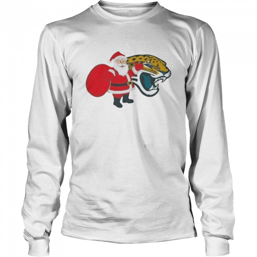 Santa Claus Jacksonville Jaguars NFL Christmas 2022 shirt Long Sleeved T-shirt