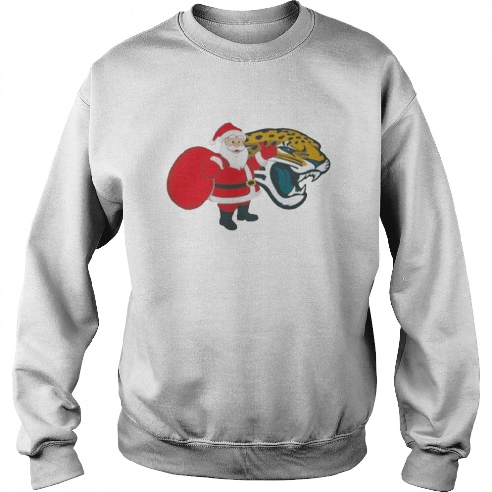 Santa Claus Jacksonville Jaguars NFL Christmas 2022 shirt Unisex Sweatshirt