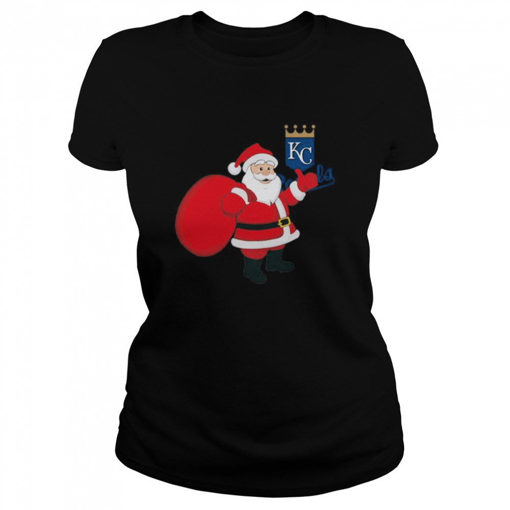 Santa Claus Kansas City Royals MLB Christmas 2022 shirt Classic Women's T-shirt