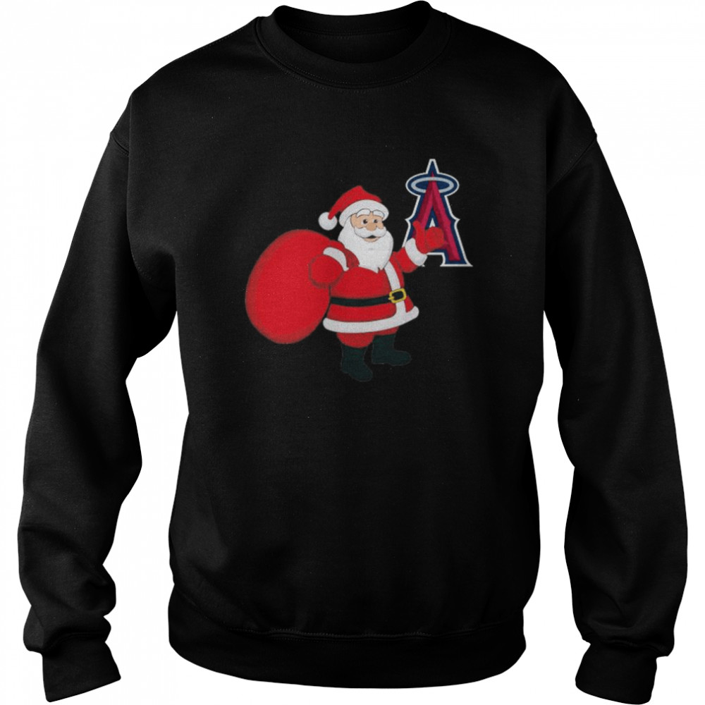 Santa Claus Los Angeles Angels MLB Christmas 2022 shirt Unisex Sweatshirt
