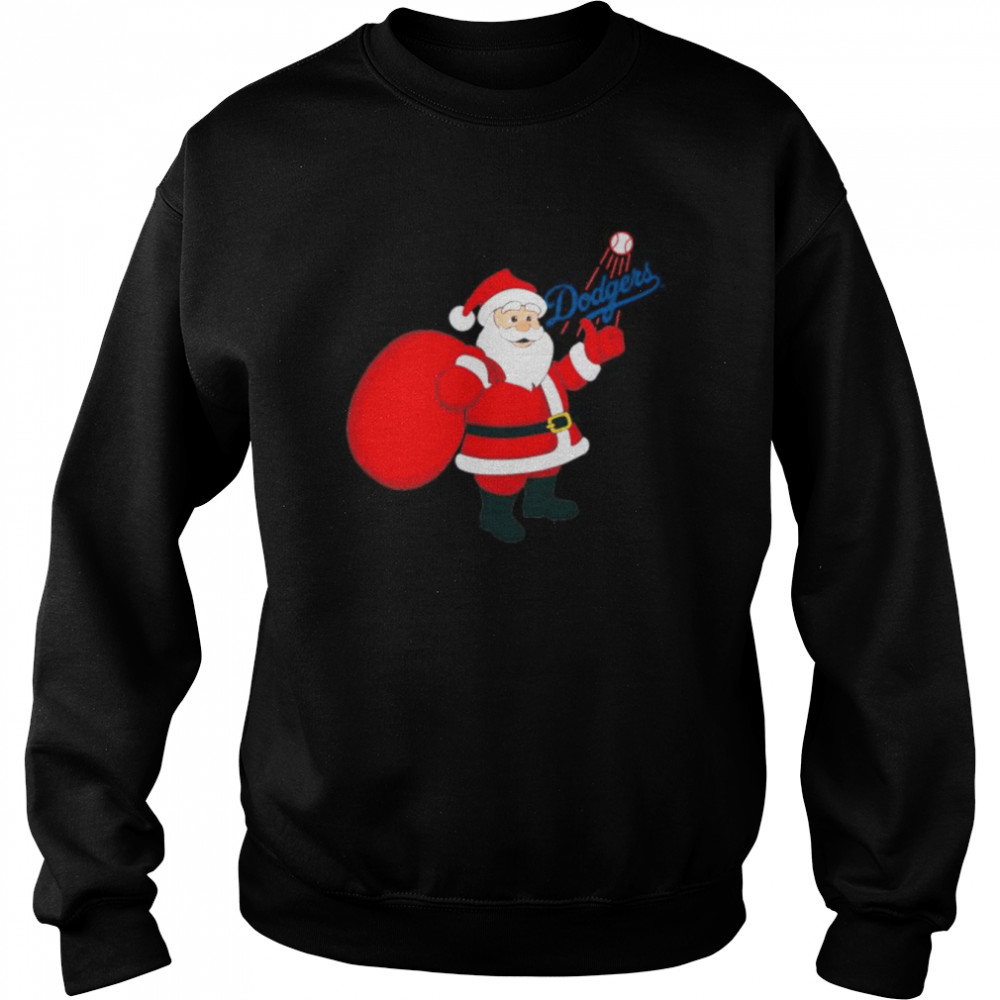 Santa Claus Los Angeles Dodgers MLB Christmas 2022 shirt Unisex Sweatshirt