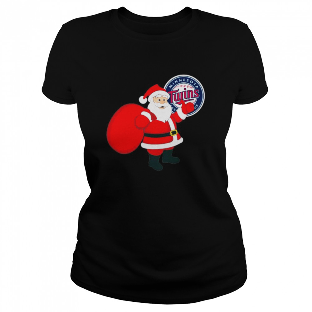 Santa Claus Minnesota Twins MLB Christmas 2022 shirt Classic Women's T-shirt