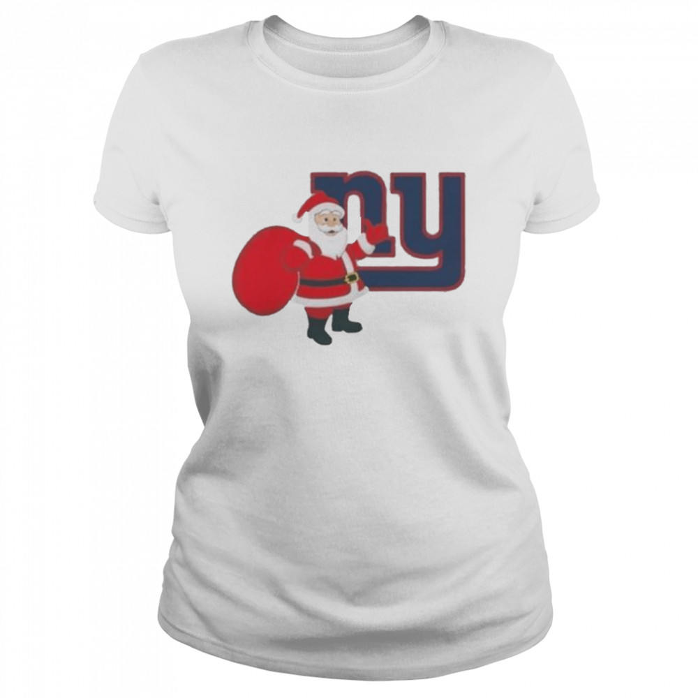 Santa Claus New York Giants NFL Christmas 2022 shirt Classic Women's T-shirt