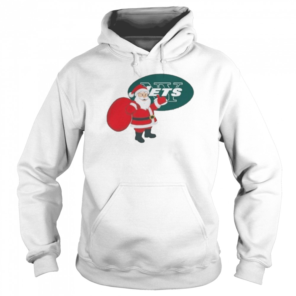 Santa Claus New York Jets NFL Christmas 2022 shirt Unisex Hoodie