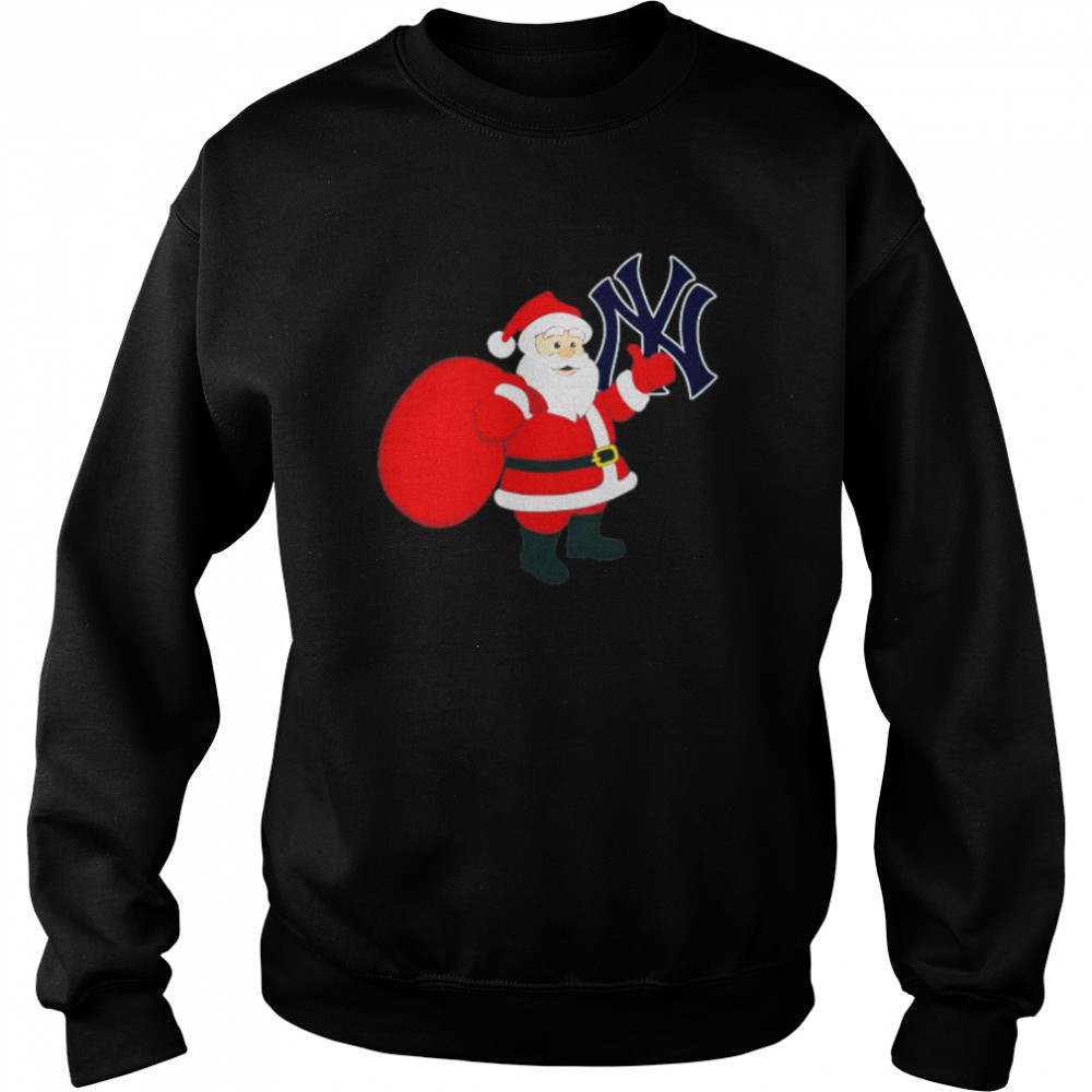Santa Claus New York Yankees MLB Christmas 2022 shirt Unisex Sweatshirt
