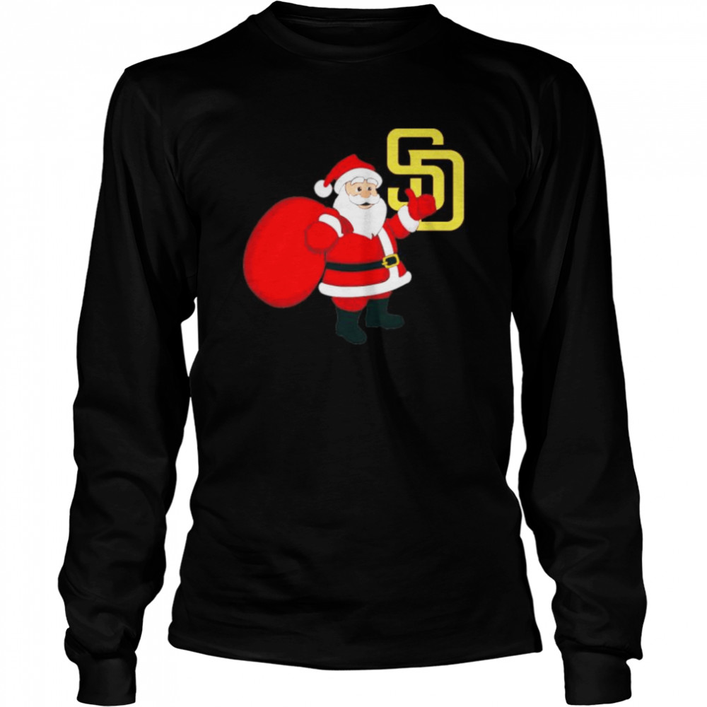 Santa Claus San Diego Padres MLB Christmas 2022 shirt Long Sleeved T-shirt