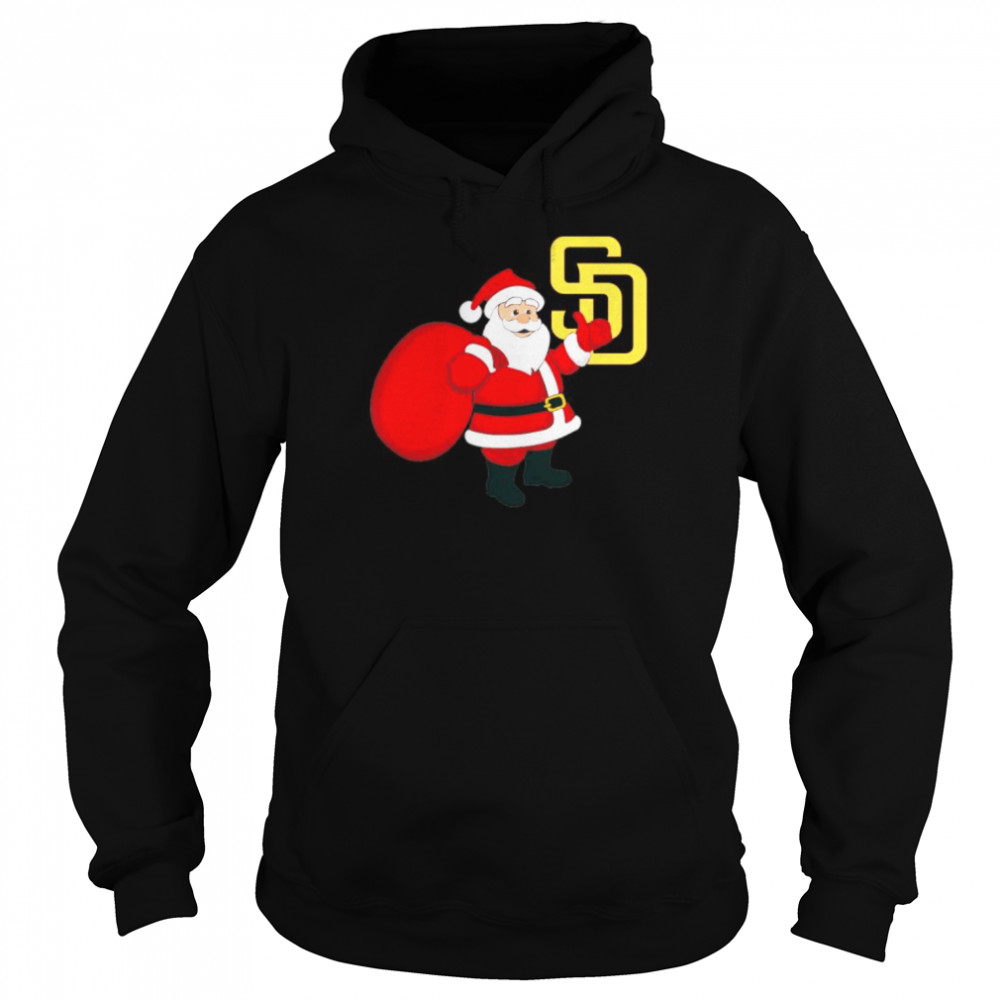 Santa Claus San Diego Padres MLB Christmas 2022 shirt Unisex Hoodie